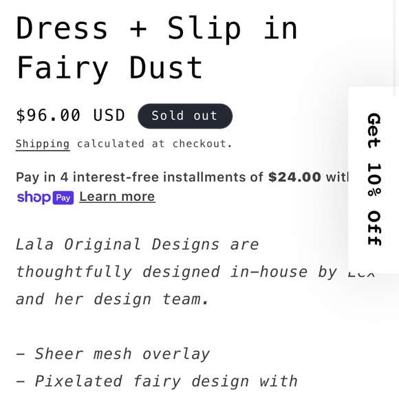 Dressed in LaLa Mad About You Mesh Dress + Slip Fairy Dust - Picture 12 of 13